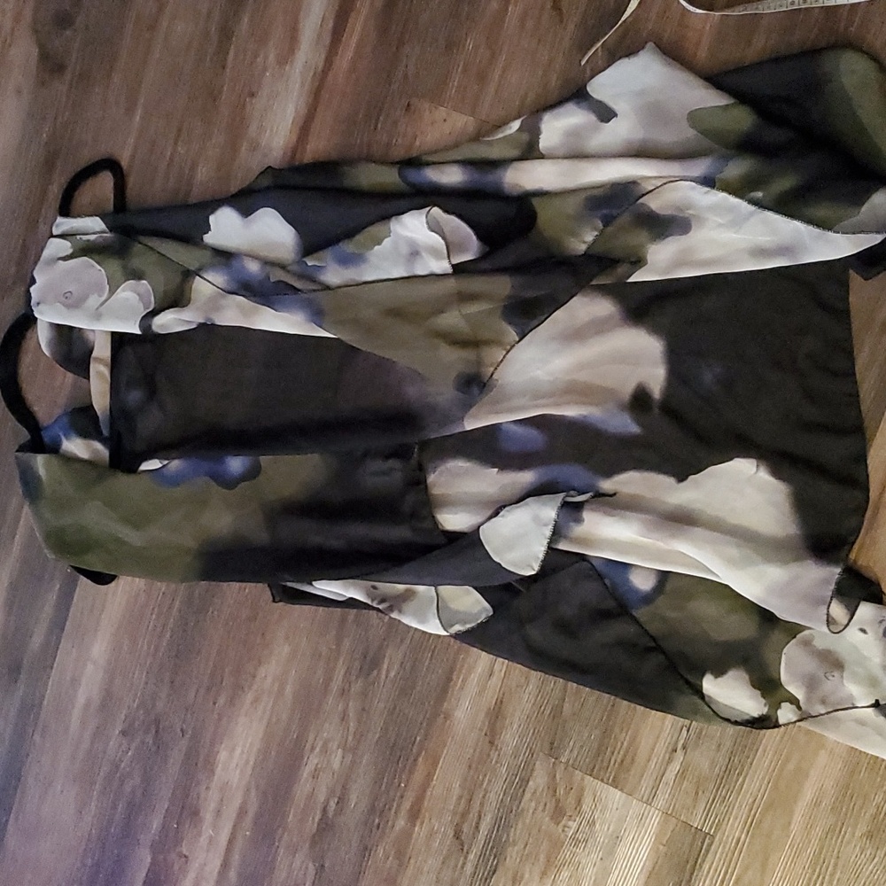 Womans tank top cover up